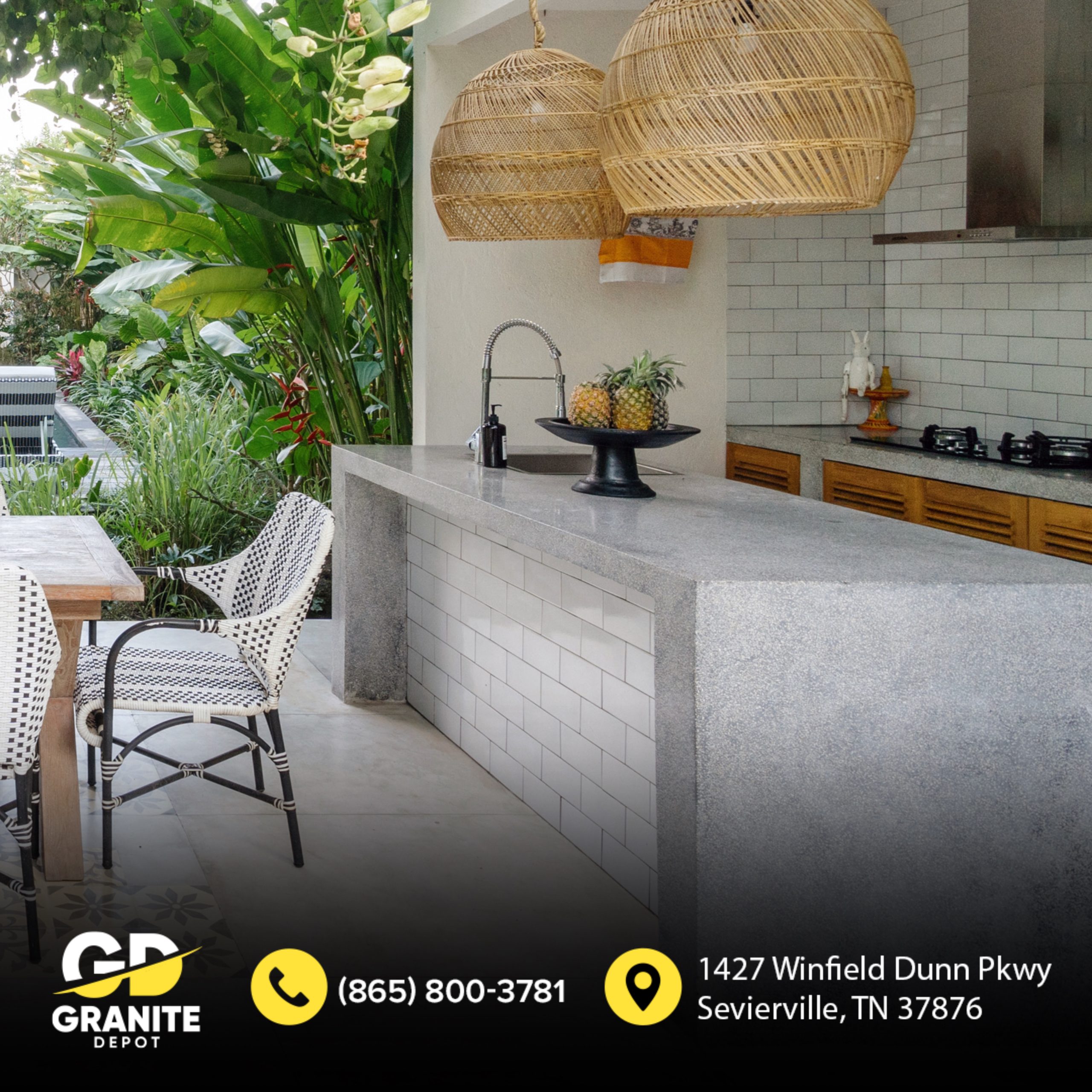 The Durability of Stone Countertops for Outdoor Kitchens