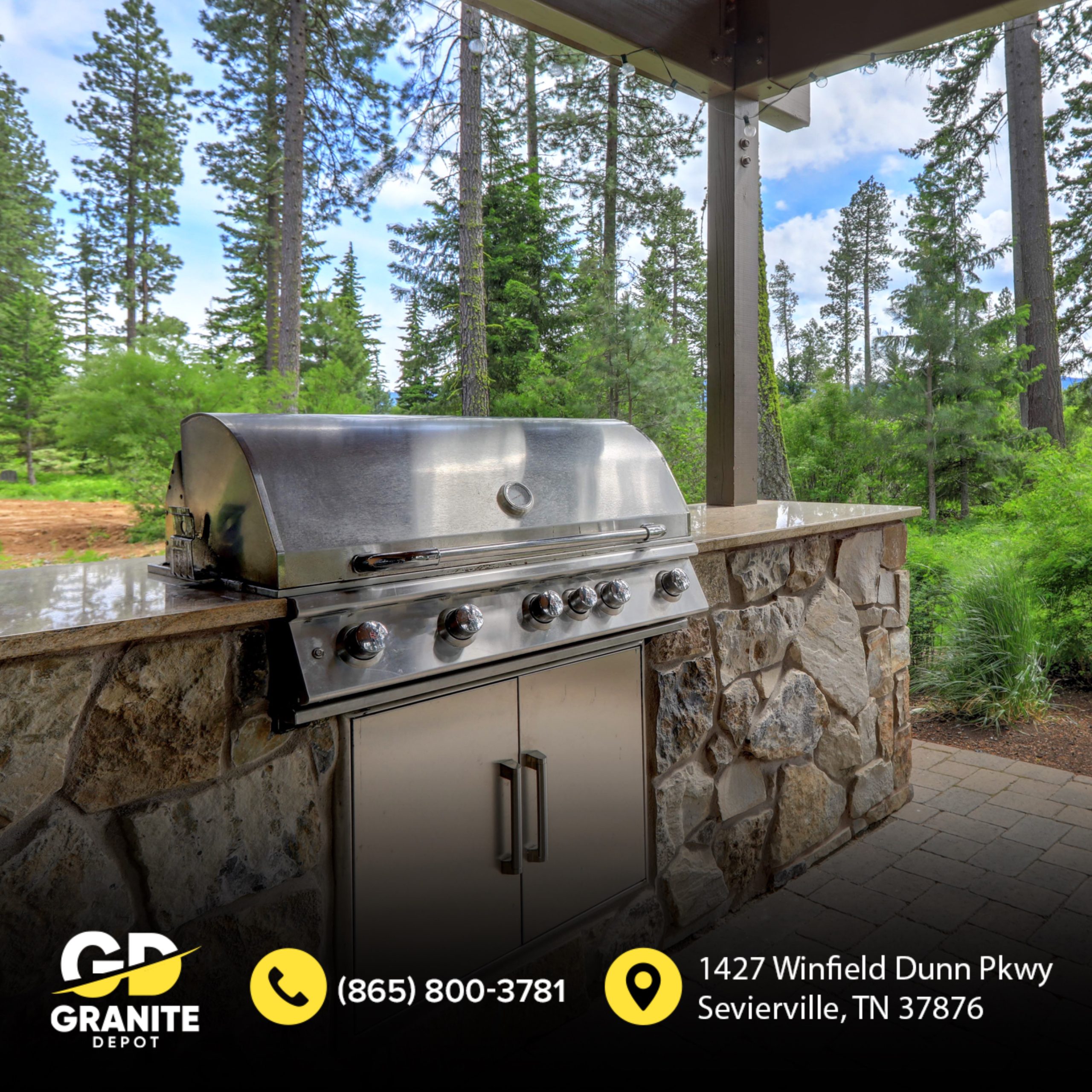 Granite Countertops for Outdoor Kitchens: Built to Withstand the Elements