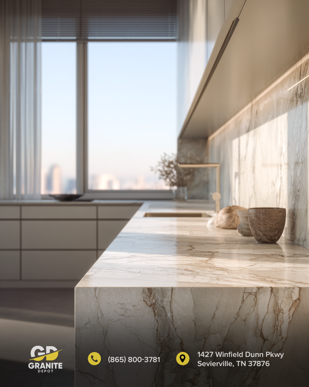 The Timeless Beauty of Marble Countertops for Elegant Kitchens and Bathrooms